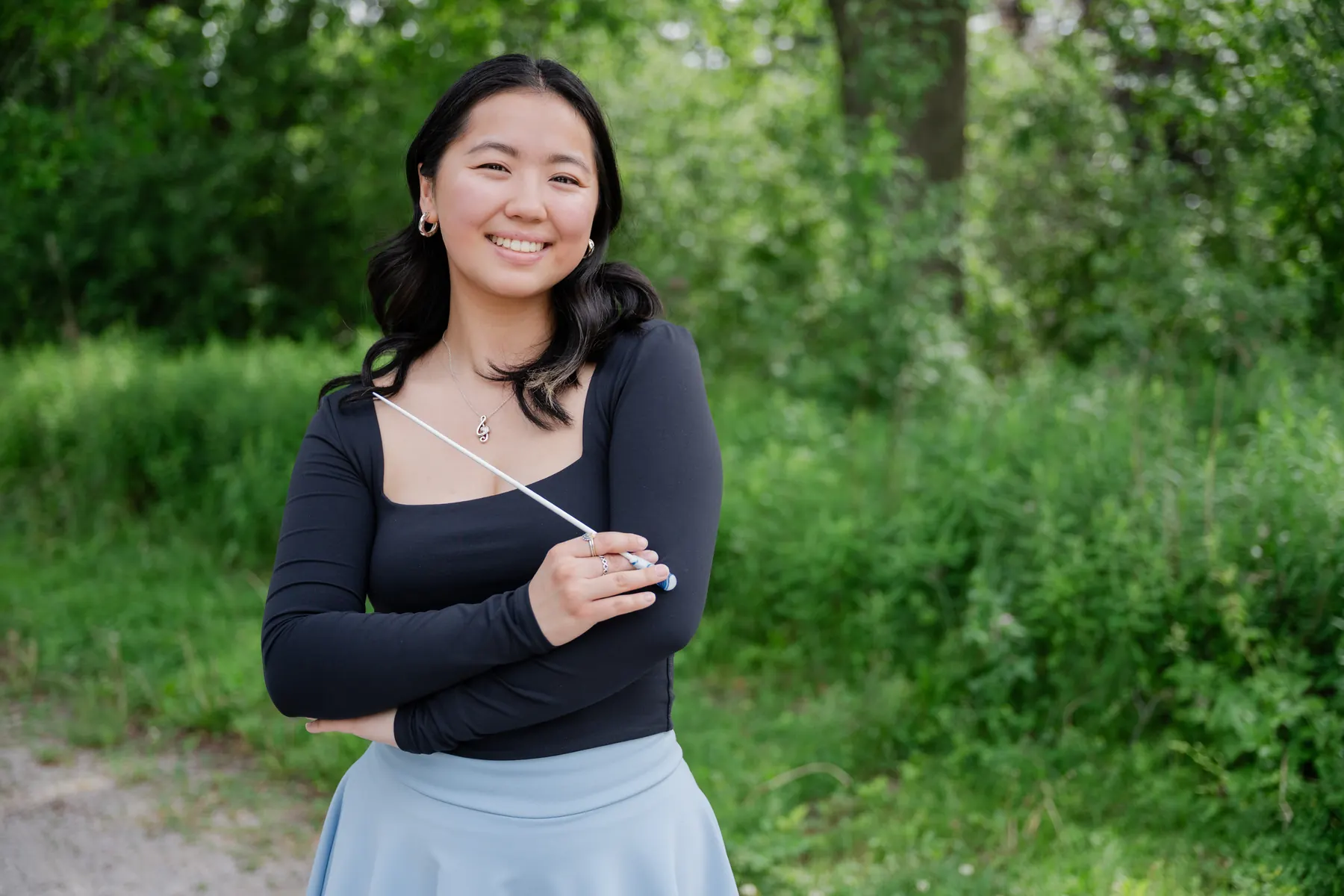Erin Yip standing indoors beside a doorway